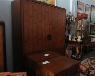 Tommy Bahama wardrobe/room for T.V. but there are shelves