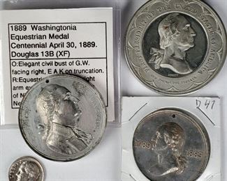 Coins Exonumia Washington Medals C