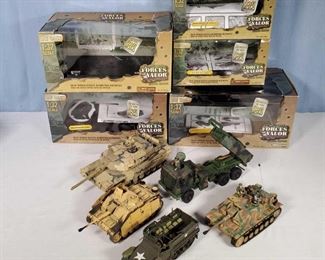 Toy Army Tanks Etc M