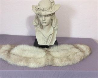 002 Elegant Lady with Fur Stole