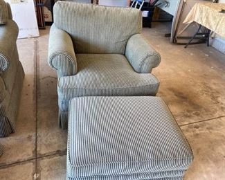Armchair and Ottoman