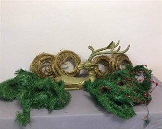 Reindeer with Garland