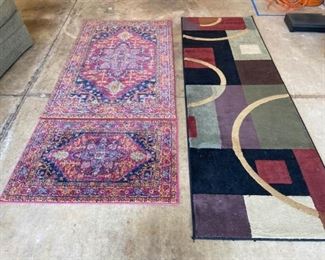 Three Area Rugs