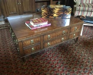 Coffee table retailed by Edwin Pepper, St. Louis