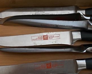 Zwilling Henkels steak knife set.