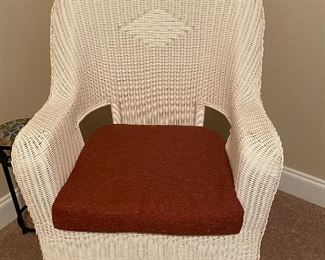 Resin 'wicker' rocking chair