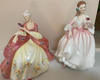 Royal Doulton 'Tender Moment' and 'Wistful'