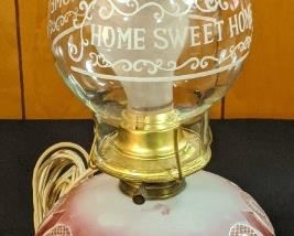 Electrified Antique Oil Lamp
