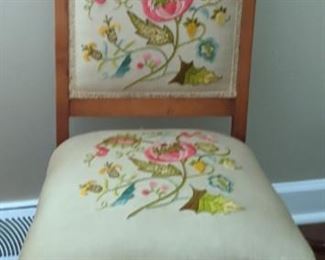 Needlepoint Eastlake Chair