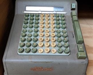 Old National Adding Machine