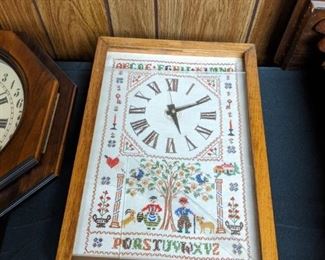 Needlepoint Clock