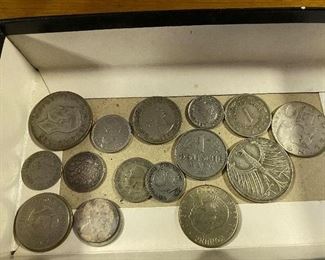 Foreign Coins(Some Silver)