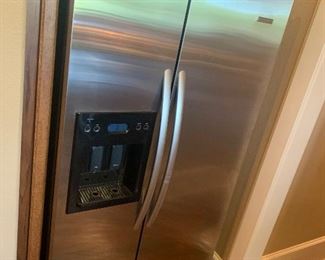 Kitchen aid stainless side by side