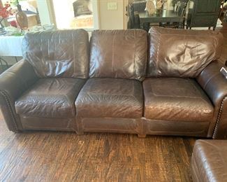 Stickley leather furniture