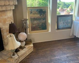 Lamps and art