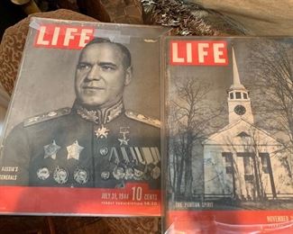 Vintage life magazines