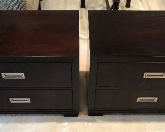 Pair of Thomas O'Brian Hickory Chair Co Endtables 