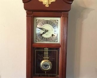 American Eagle Clock