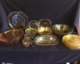 Depression Glass Serving Dishes