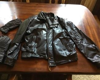 Mens Leather Motorcycle Jacket