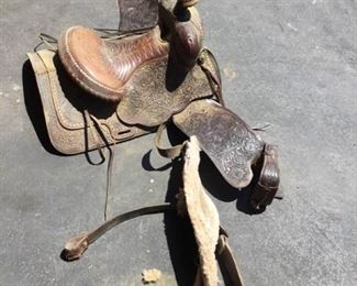 Western Horse Saddle