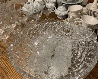 Large Antique Punch Bowl