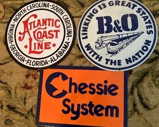 Original Railroad Signs