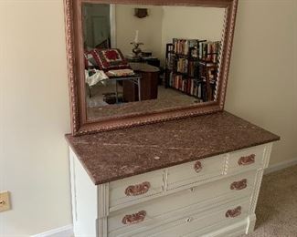 Antique Marble top Dresser