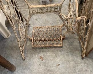 Iron Singer Sewing Machine Base