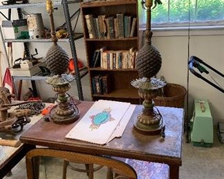 Pineapple lamps