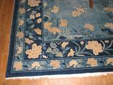 Large oriental rug detail