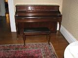 Kimball Console Piano and matching stool (will be sold together)