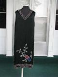 2 piece Flapper dress (Underslip top half is dry rotted and very fragile. Bottom part of the underslip is perfect with beading. The top slip is in excellent shape.)