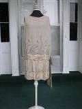 Flapper cocktail dress, it has some staining.