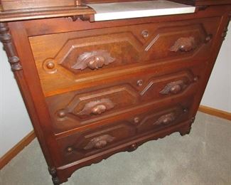 Antique dresser detail