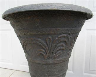 plastic flower pot detail