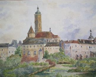 Adolf Hitler painting