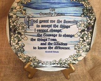 Serenity Prayer Plate
