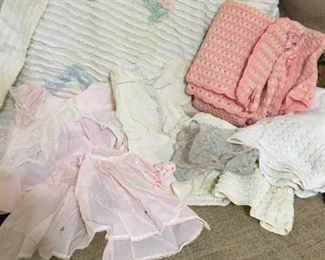 Vintage Baby Items -- there are stains