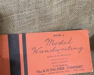 Vintage Handwriting Book