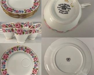 Royal Prince Bone China ( Fondeville ) England