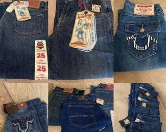 Lots of New With Tags High End Jeans