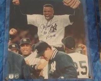 Autographed no hitter Dwight Gooden