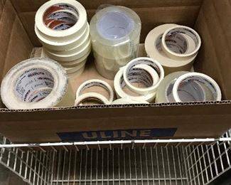 Variety of packing and masking tapes