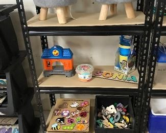 Stools, toys and much more