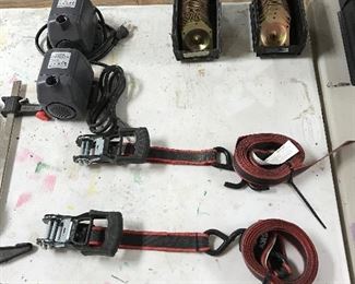 Rachet straps, pumps and hardware