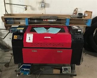 Laser engraving cutting machine