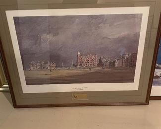 St Andrew framed art.  Very nice $25
