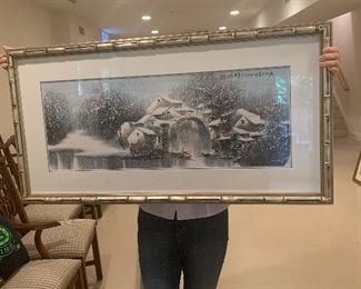 Water Color painting. From Hong Kong. REAlly nice. $100