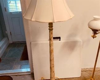 Hand painted floor lamp. $100